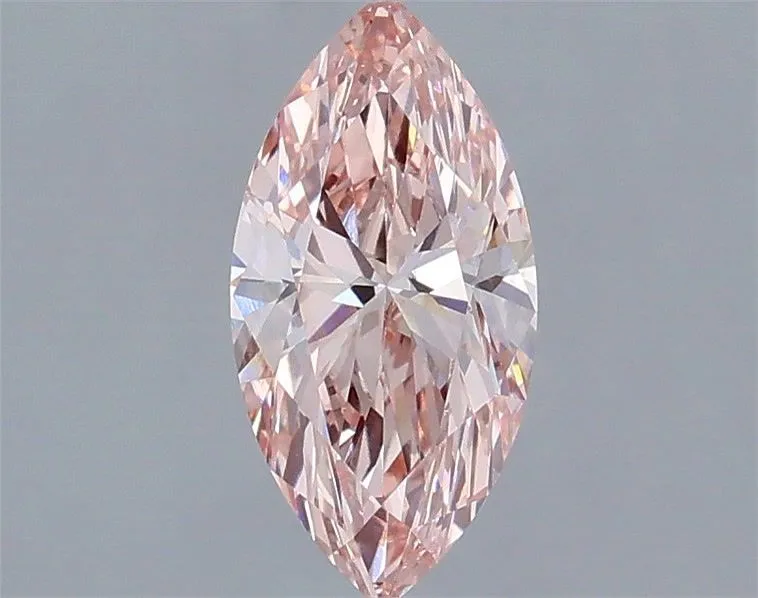 1.06ct MARQUISE Fancy Vivid Pink VVS2 Coloured Lab diamond