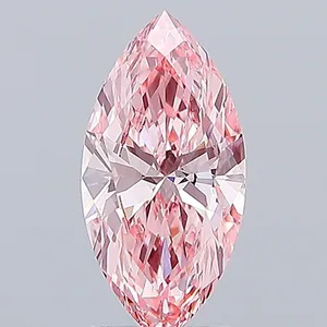 2.06ct MARQUISE Fancy Vivid Pink VS1 Coloured Lab diamond