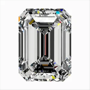 0.41ct EMERALD F VVS2 Natural diamond