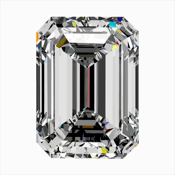 0.41ct EMERALD F VVS2 Natural diamond