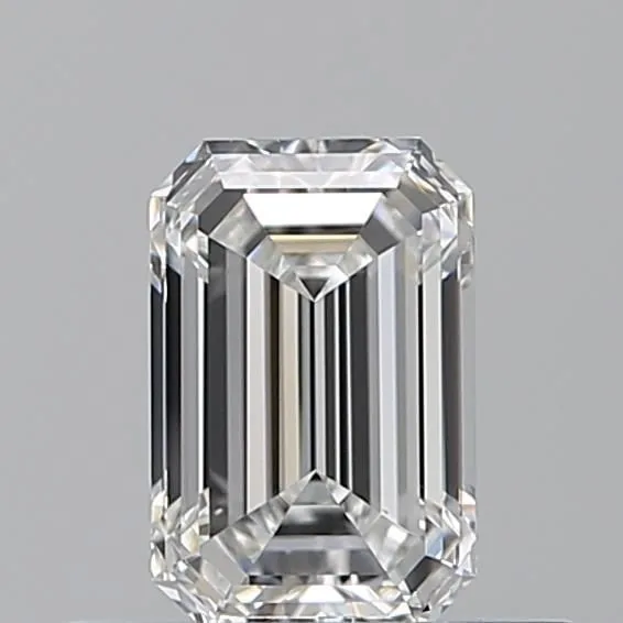 0.53ct EMERALD F VS1 Natural diamond