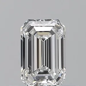 0.53ct EMERALD F VS1 Natural diamond