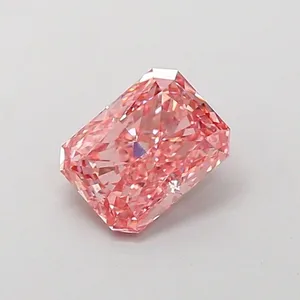 1.03ct RADIANT Fancy Vivid Pink VS1 Coloured Lab diamond