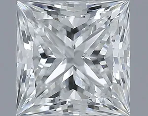 0.51ct PRINCESS H VS2 Natural diamond