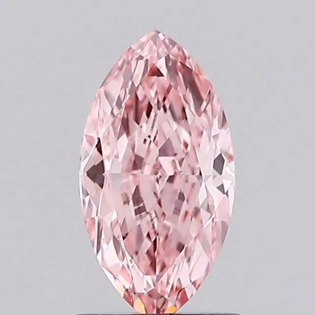 1.01ct MARQUISE Fancy Vivid Pink VS1 Coloured Lab diamond