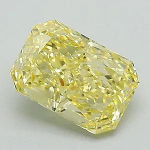 1.16ct RADIANT Fancy Intense Yellow VVS2 Coloured Lab diamond