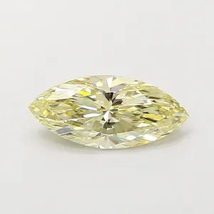 1.05ct MARQUISE Fancy Light Yellow VVS2 Coloured Lab diamond