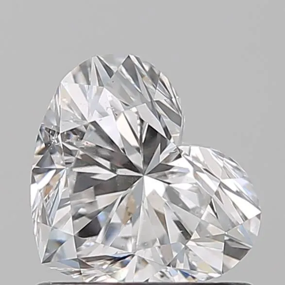 0.91ct HEART E SI1 Natural diamond