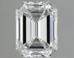 0.41ct EMERALD F VVS2 Natural diamond