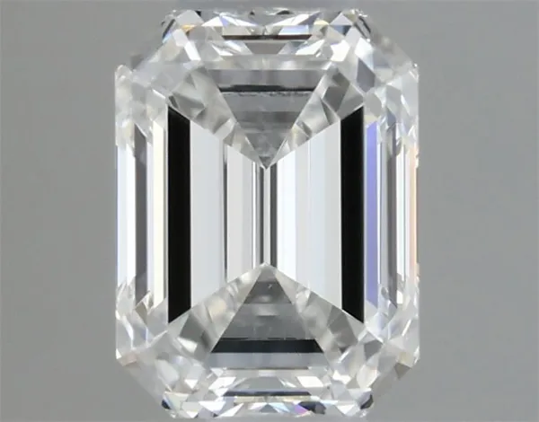 0.41ct EMERALD F VVS2 Natural diamond