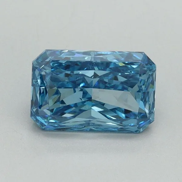 1.25ct RADIANT Fancy Vivid Blue VS1 Coloured Lab diamond
