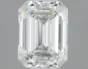 0.34ct EMERALD F VVS2 Natural diamond