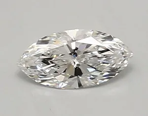 0.64ct MARQUISE D FL Lab diamond