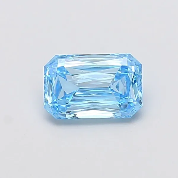 1.21ct RADIANT Fancy Vivid Blue VS1 Coloured Lab diamond