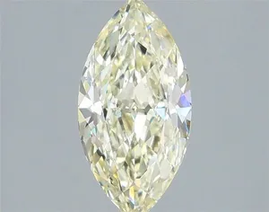 1.54ct MARQUISE Fancy Light Yellow VVS2 Coloured Lab diamond