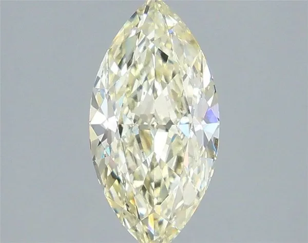 1.54ct MARQUISE Fancy Light Yellow VVS2 Coloured Lab diamond