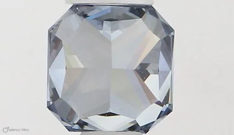 0.50ct RADIANT Fancy Vivid Blue VS2 Coloured Lab diamond