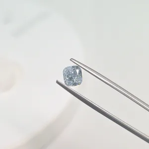 1.13ct CUSHION Fancy Blue VS1 Coloured Lab diamond