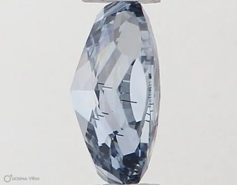 0.34ct ROUND Fancy Vivid Blue VVS1 Coloured Lab diamond