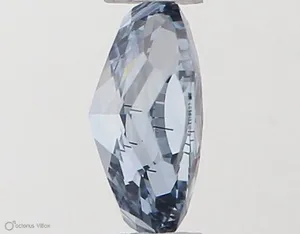 0.34ct ROUND Fancy Vivid Blue VVS1 Coloured Lab diamond