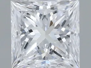 0.61ct PRINCESS D IF Natural diamond