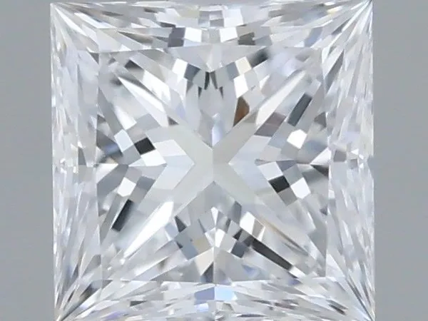 0.61ct PRINCESS D IF Natural diamond