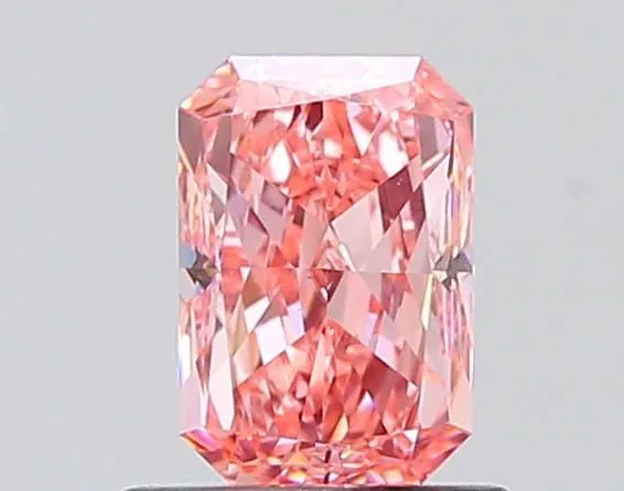 1.00ct RADIANT Fancy Vivid Pink VS1 Coloured Lab diamond