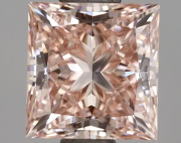 1.98ct PRINCESS Fancy Intense Pink VS1 Coloured Lab diamond
