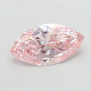 2.86ct MARQUISE Fancy Intense Pink VS1 Coloured Lab diamond