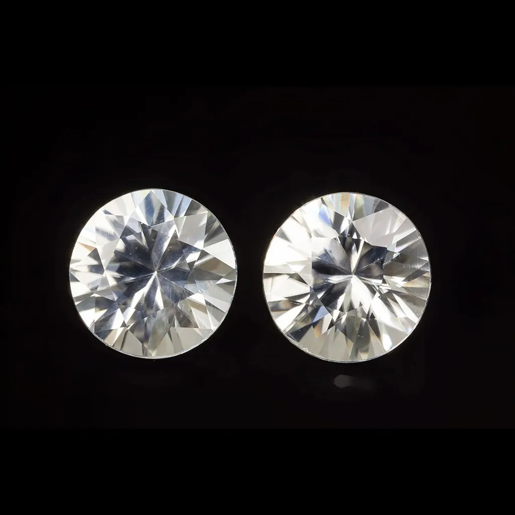 2.97ct White Zircon, Round gemstone