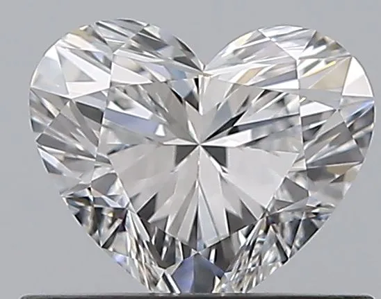 0.53ct HEART F VVS1 Natural diamond