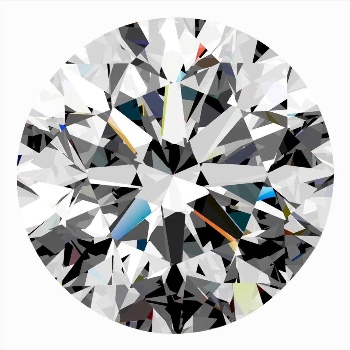 0.30ct ROUND H VS2 Natural diamond