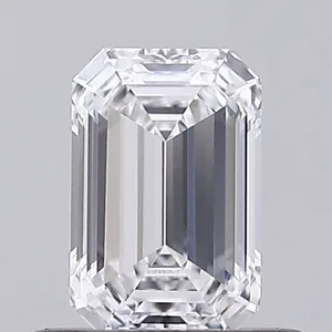 0.53ct EMERALD D IF Lab diamond