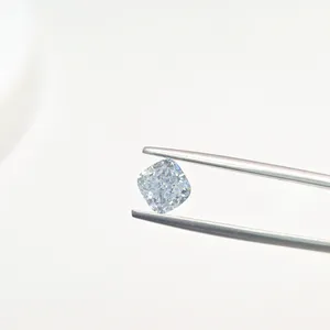 1.13ct CUSHION Fancy Light Blue VVS2 Coloured Lab diamond
