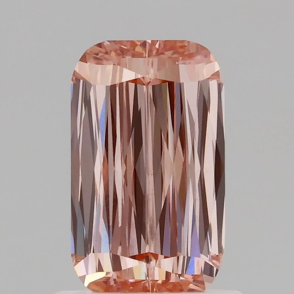 1.06ct CUSHION Fancy Pink VS1 Coloured Lab diamond