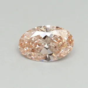 0.33ct OVAL Fancy Intense Pink VS1 Coloured Lab diamond