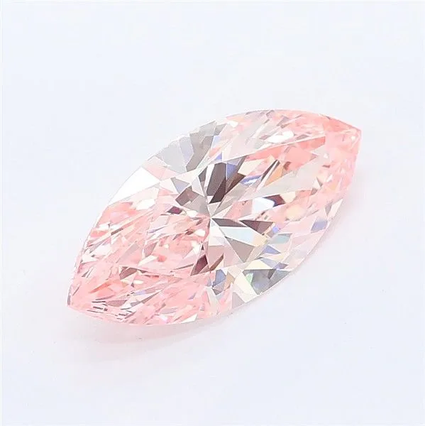 1.55ct MARQUISE Fancy Intense Pink VS1 Coloured Lab diamond