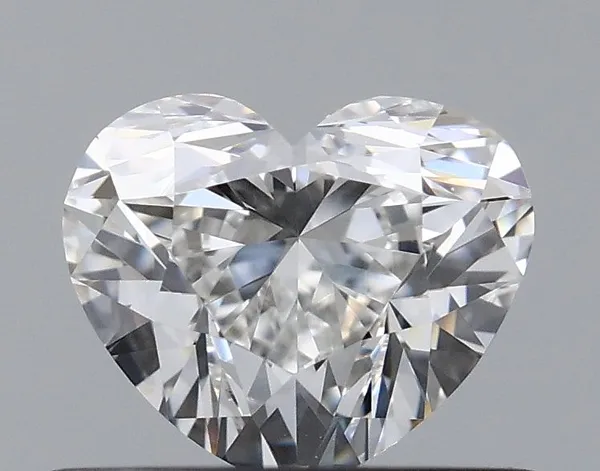 0.5ct HEART F VVS1 Natural diamond