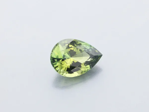 0.9ct Parti Sapphire, Pear Shape cut gemstone