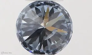0.35ct ROUND Fancy Vivid Blue I1 Coloured Lab diamond