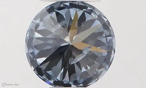0.35ct ROUND Fancy Vivid Blue I1 Coloured Lab diamond