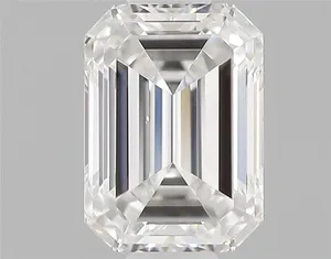0.5ct EMERALD F VS2 Natural diamond