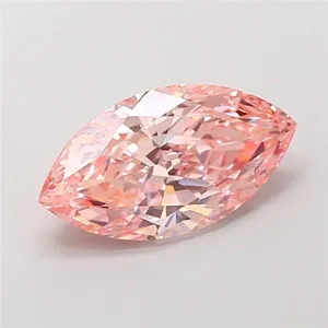 2.75ct MARQUISE Fancy Vivid Pink VS1 Coloured Lab diamond
