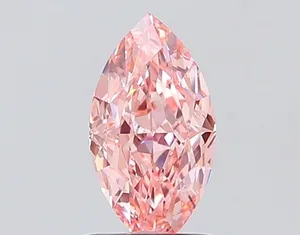 1.09ct MARQUISE Fancy Vivid Pink VVS2 Coloured Lab diamond