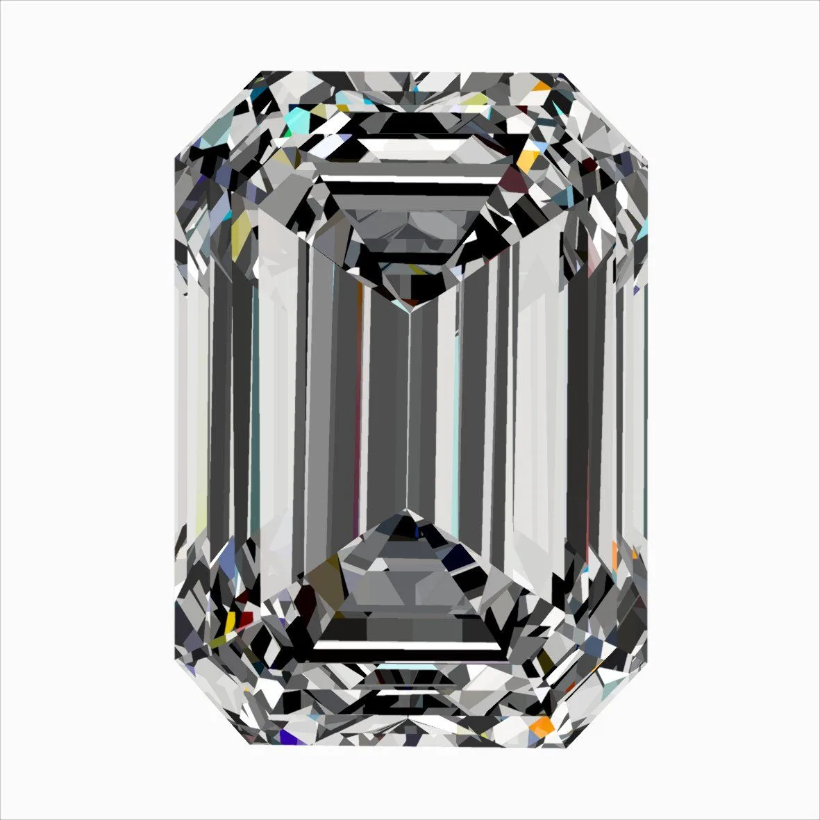 0.30ct EMERALD E VVS1 Natural diamond