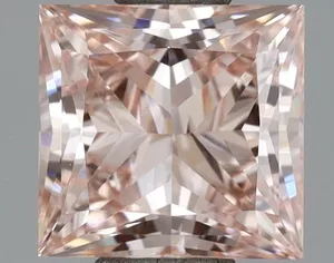 1.01ct PRINCESS Fancy Intense Pink VS1 Coloured Lab diamond