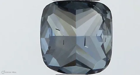 0.50ct CUSHION Fancy Vivid Blue SI2 Coloured Lab diamond
