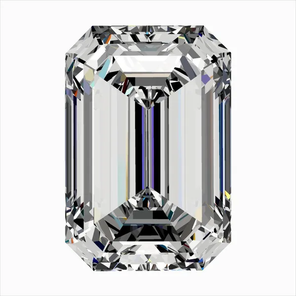 0.4ct EMERALD D VS1 Natural diamond