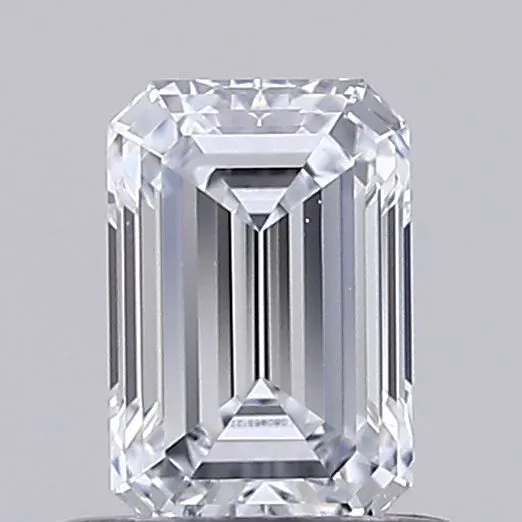 0.58ct EMERALD F VVS1 Lab diamond