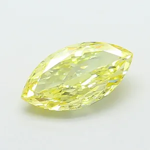 2.02ct MARQUISE Fancy Intense Yellow SI1 Coloured Lab diamond